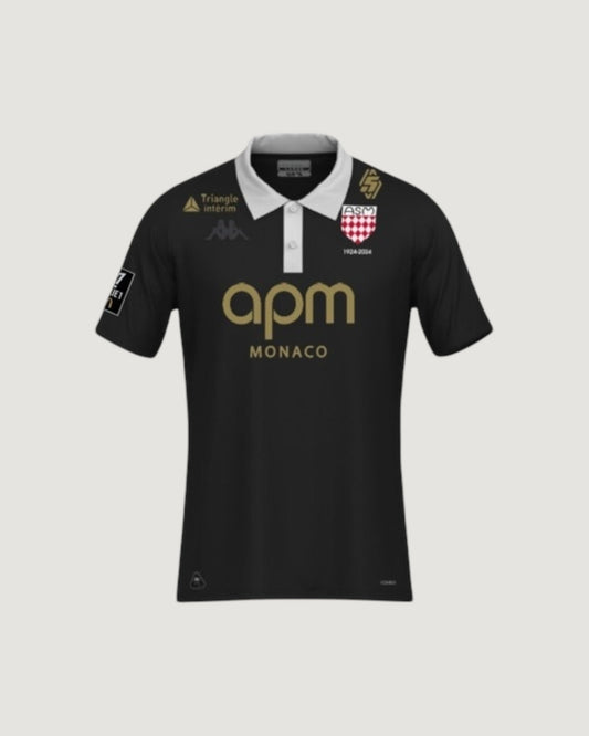 AS Monaco – Maillot Concept 24/25 – Noir, Or